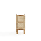 Manhattan Comfort Versailles 11.81" Industry Chic End Table - Nature-Delivered to you Fully Assembled! No Assembly Required