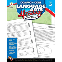 eBook: Carson Dellosa 104600-EB Common Core Language Arts 4 Today - Grade 5-You will receive two emails: one confirming your entire order, and one with a "Download Software" buttonYou can download immediately or return to your email to download later