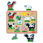 Melissa & Doug Farm Animals Sound Puzzle (LCI726)-Farm animals