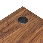 Modway Transmit 55" Wall Mount Corner Wood Office Desk - Walnut White-8