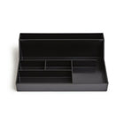 Plateau range-tout de bureau en plastique à 6 compartiments TRU RED, noir-Ce range-tout à plusieurs compartiments vous aide à ranger et organiser les trombones, les stylos, les papillons adhésifs et plus encore.