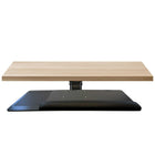 IntekView - Plateau pour clavier Summit - 25" x 10" - Gaucher - Rails 21"-Réglage de hauteur sans bouton ni cliquet — il suffit de soulever et de relâcher