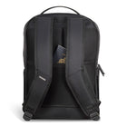 Champs - Onyx Sac à Dos Quotidien en Nylon - Noir-Poche zippée cachée derrière la sangle de trolley