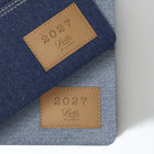 Letts of London - 2027 agenda hebdomadaire/mensuel Denim avec reliure cousue et couverture en tissu – 8 1/4 po x 5 7/8 po – couleurs assorties – multilingue-10
