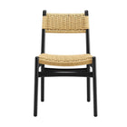 Plata Imports Rideu Armless Chair-Minimalist silhouette