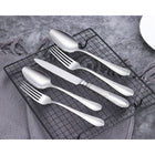 Minimal 20-Piece Stainless Steel Elizabeth Flatware Set, Service for 4-Experience premium quality and heavy-duty durability, designed for daily needs