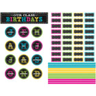 Teacher Created Resources Chalkboard Brights Mini Bulletin Board Set, 61/Set (TCR5506)-The header piece measures 21" x 5"