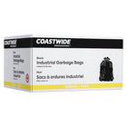 Coastwide Professional Garbage Bags - Strong - 30" x 38" - Black - 200-Pack-Individually folded for easy dispensing and convenient storage