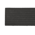 Edgewood Tidal Rib Light Duty Indoor/Outdoor Carpet Mat - 3' W x 4' L - Charcoal-75% polypropylene and 25% polyester needlepunch loop pile with blended rubber backing