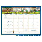 MotherWord 2026-2027 Deluxe Ultimate Family Fridge Calendar - 13-1/2" H x 18" W - French-Super strong magnets for fridge hanging
