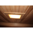 Westinghouse Hemlock 1-Person Infrared Sauna with Light Therapy - 39" W x 35" D - Light Brown-10