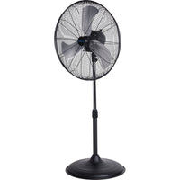 Matrix Industrial 22" Oscillating Pedestal Fan-All-metal construction