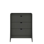 Manhattan Comfort Coney 27.55" Mid-Century Modern Dresser - Grey-Mid-Century Modern Dresser for Bedroom Use.