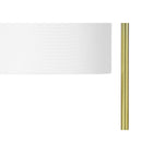 Monarch Specialties 20" H Contemporary Table Lamp - White Marble / Ivory / Cream Shade-Minor assembly is required with illustrated instructions included. made with durable materials and backed with 2-year limited warranty against manufacturer's defects for your satisfaction