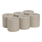 Georgia-Pacific - Essuie-mains en rouleau à enroulement mécanique Sofpull - Brun - 1000 pi - Paquet de 6-Contient 100% de contenu recyclé total, dont 50% de contenu post-consommation, ce qui vous aide à économiser les ressources et à réduire les déchets