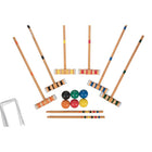 Triumph Six Player Croquet Set-7" x 1.75" diameter solid wood mallet heads made to withstand play