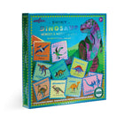 eeBoo Shiny Dinosaur Memory & Matching Game-Twenty-four different dinosaur illustrations are depicted on sturdy tiles