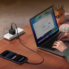 Anker Nano 45W USB-C Wall Charger with Smart Display - Black-Extends Battery Life with Cooler Charging: TÜV-certified Care Mode lowers charging temperature by up to 9°F compared to standard 45W charging—helping reduce heat stress on your battery.