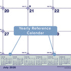 Blueline 13 Months Monthly Academic Desk Pad - July to July - 21 1/4" L x 16" W - English-Two-hole punched, vinyl corners