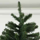 HOMCOM 6' Artificial Christmas Tree with Auto Open - Steel Base - Green-Colour: Green 