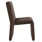 Modway Emory Upholstered Performance Velvet Dining Side Chair - Chocolate-Arrives Fully Assembled