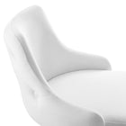 Modway Adorn Performance Velvet Bar Stool - White - Set of 2-8