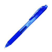 Pentel EnerGel-X Retractable Gel Roller Needle Tip - 0.5 mm - Blue - 12 Pack  -An economical EnerGel pen with a fully coloured barrel for easy identification. Ideal for everyday writing.