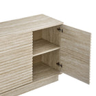 Modway Render 70" Faux Travertine Sideboard Cabinet TV Stand - Travertine-9
