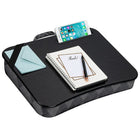 LapGear Designer Lap Desk - Grey Argyle-Cushion filling conforms to your lap