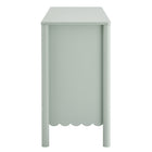 Modway Emmeline Scalloped 6-Drawer Dresser - Sage-6