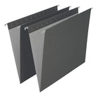 Staples Black Hanging File Folders - Letter Size - 25 Pack-Accommodates letter-sized documents