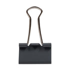 JAM Paper Colourful Binder Clips - Medium - 1 1/4" - Grey - 15 Pack-Binder clips' strong hold keeps stacks of loose paper securely fastened together, without the risk of slipping or falling out