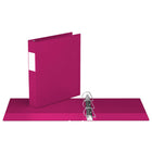 Davis Group Premium Economy Binder - D Ring - 1.5" - Pink - 6 Pack-1.5"