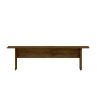 Manhattan Comfort Nomad 67.91" Modern Dining Bench - Nature-Includes Adjustable Plastic Feet Stoppers