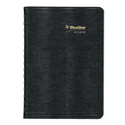 Blueline 2026 Essential Two-Day Planner - 8" x 5" - Black - Bilingual-Two days on each page. Appointment schedule from 7:00 a.m. to 6:30 p.m. in 1/2 hour intervals