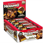 Allmax Hexparo Bars Chocolate Peanut Butter Cup Protein Bars - 12 Pack-The Hexapro Protein Bar also fits effortlessly into a variety of diets, including low-carb and low-sugar lifestyles. It’s available in several flavors, each carefully crafted to offer a treat-like taste, so you don’t have to compromise on flavor while staying on track. From early mornings to late-night cravings, this protein bar is ready to be your go-to snack. Once you try it, we’re confident it will become a staple in your routine – sa