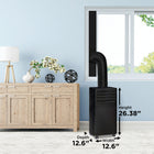 Danby 7500 BTU Portable Air Conditioner - Black -Powerful 2-speed fan