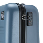 Roots Chalet 19" Hardside Carry-on Spinner Luggage - Misty Blue-Features a retractable push-button aluminium handle for easy lifting and manoeuvring.