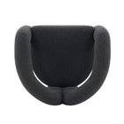 Manhattan Comfort - Darian fauteuil d’appoint moderne en bouclé 32,68" - noir - lot de 2-26,77 po L x 22 po l x 28,74 po H