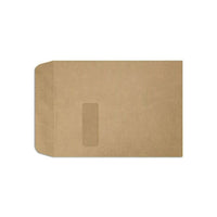 LUX 9 x 12 Open End Window Envelopes, Grocery Bag, 50 Pack (1590-GB-50)-9 x 12 open end window envelopes are perfect for sending documents/catalogs/direct mail/promotional material/brochures