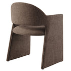 Modway Talia Upholstered Fabric Dining Armchair - Mocha-Arrives Fully Assembled
