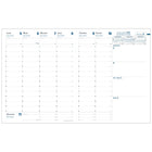 Quo Vadis 2026 President Weekly Planner - 8.25" x 10.75" - Assorted Colours - French-Stitched binding