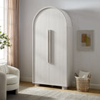 Modway Bellamy Tall Arched Storage Cabinet - Ash-Adjustable Shelves