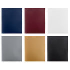 JAM Paper - Chemises scolaires en plastique robuste à 2 pochettes ultra résistantes - couleurs professionnelles assorties - 6/paquet-Dimensions : 9,5 x 11,5 pouces | Accueille facilement des documents de 8,5 x 11 pouces.