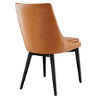 Modway Viscount Vegan Leather Dining Chair - Tan-Chair Weight Capacity: 286 lbs.