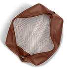 Champs - Trousse de toilette en cuir Onyx - Marron-Poche intérieure à fermeture éclair RFID