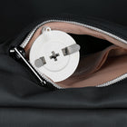 Swissdigital Katy Rose Backpack with SD Finder - Black/Platinum-Dedicated powerbank pocket, water bottle pocket, glasses case pocket, key clip, multifunctional pockets, and breathable back panel of the backpack features mesh padding for comfortable air ventilation.
