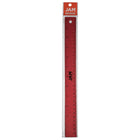 JAM Paper - Règle en aluminium robuste - 12 po - rouge métallisé-La règle est semi-flexible, a des coins arrondis et dispose d'un support en liège antidérapant pour qu'elle reste en place lorsqu'elle est utilisée sur toutes les surfaces.