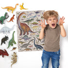 Banana Panda Puzzlove - Dinosaurs-Convenient box with carry handle is great for storage and taking the puzzle on-the-go