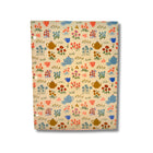 Staples Paper Portfolio - Garden Party-Three-hole punched with interior prongs
